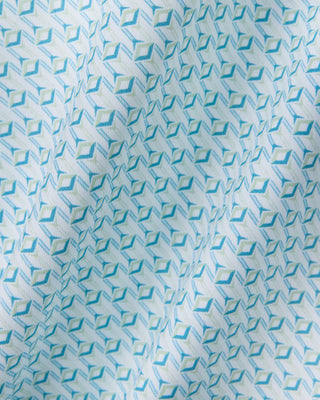 Drive Time Polo in Cool Mint Diamond Geo