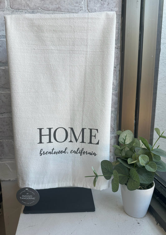 Custom Home Brentwood CA Tea Towel