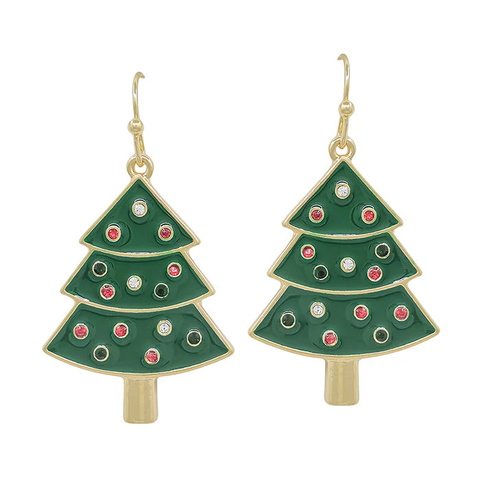 Christmas Tree Earrings