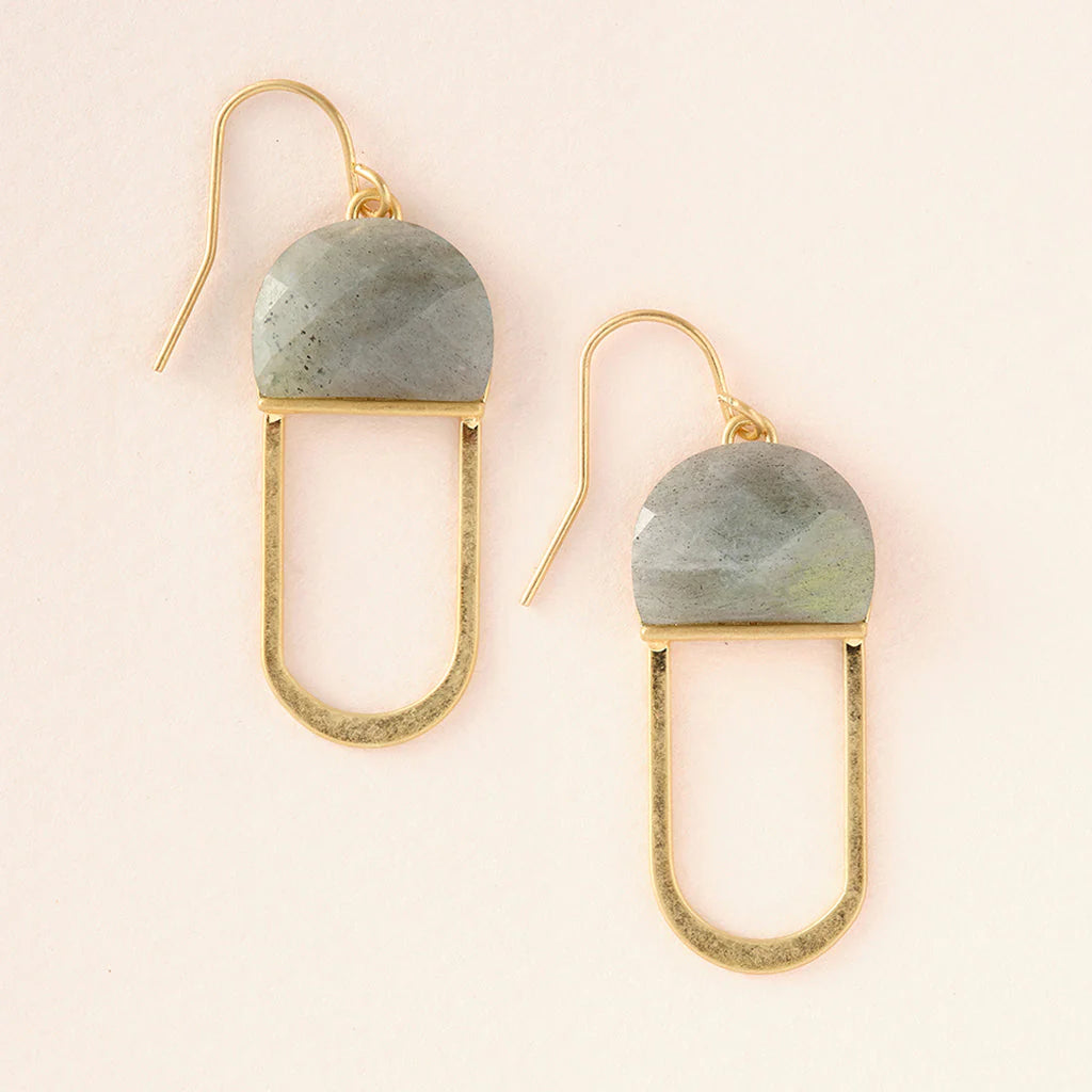 Chandelier Earrings - Laboradite