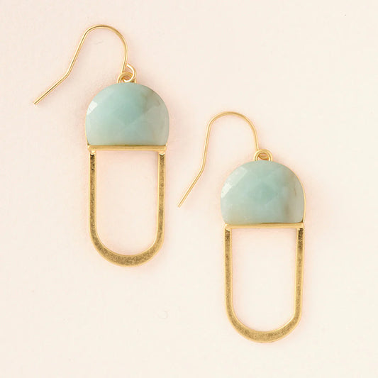 Chandelier Earrings - Amazonite