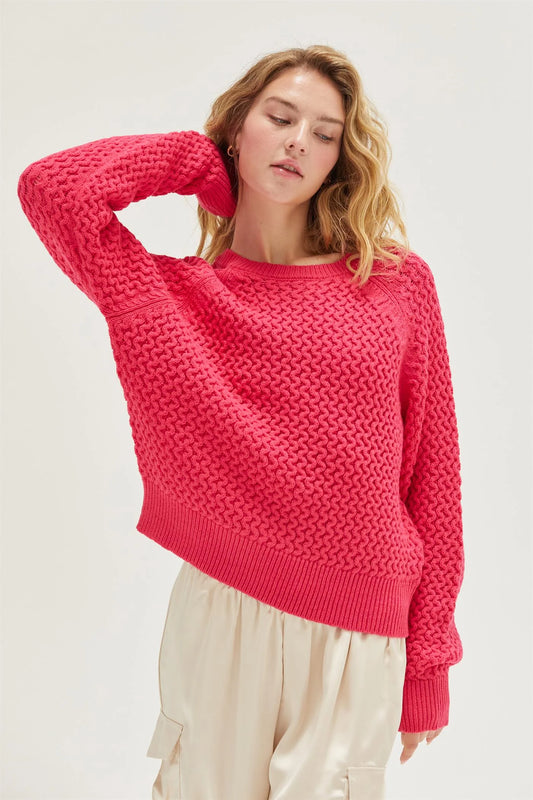 Swirl Knit Sweater