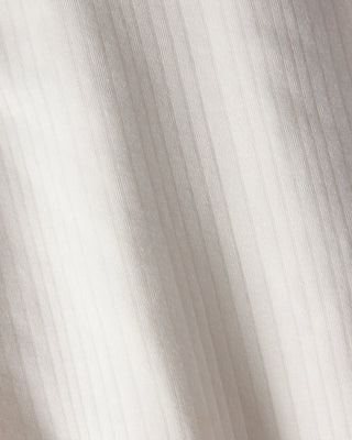 Rhone® Featherweight Rib Twist Top in Off White