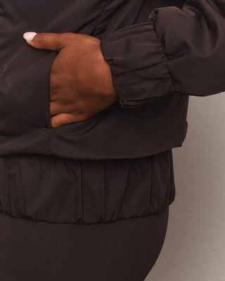 Forte Bomber Jacket in Dark Espresso