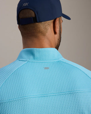 Founder's Golf 1/4 Zip in Azure Blue