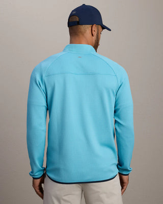 Founder's Golf 1/4 Zip in Azure Blue