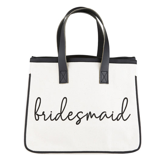 Bridesmaid Mini Canvas Tote