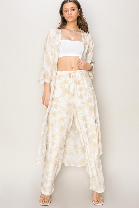 Tropical Pants in Taupe