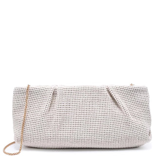 Handwoven Franny Clutch Bag in Ivory