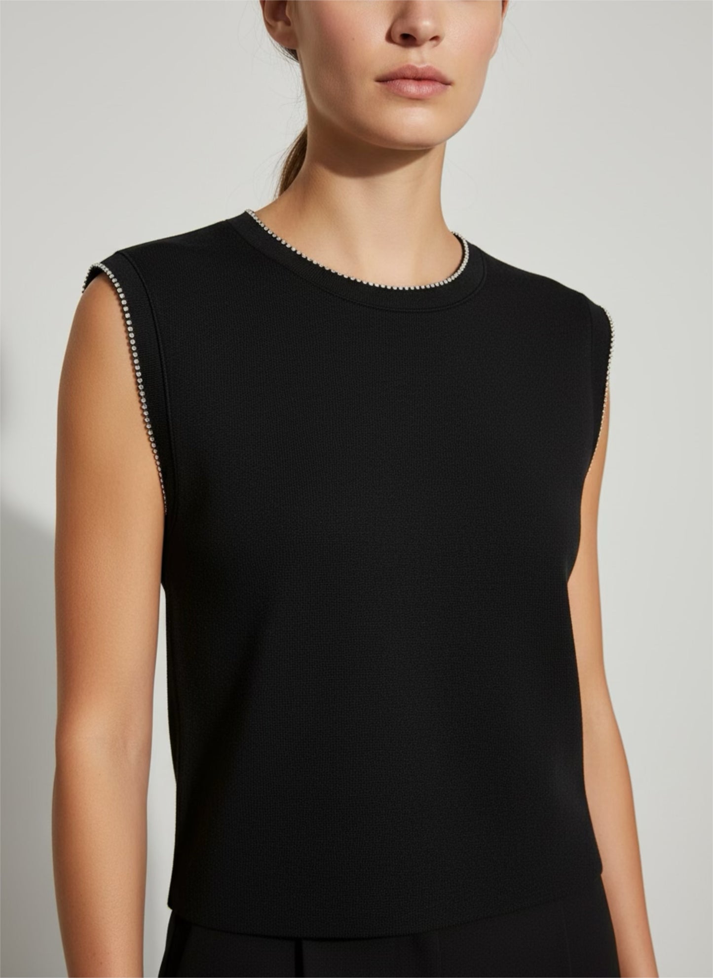 Mini Pearl Sleeveless Top