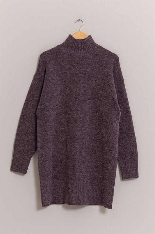 Knit Turtleneck Dress Collection