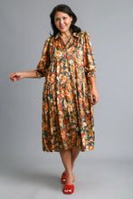 Curvy Paisley Tiered Dress