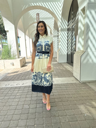 The Riyanna Pleated Dress