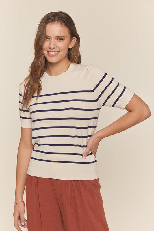 Soft Touch Stripe Top