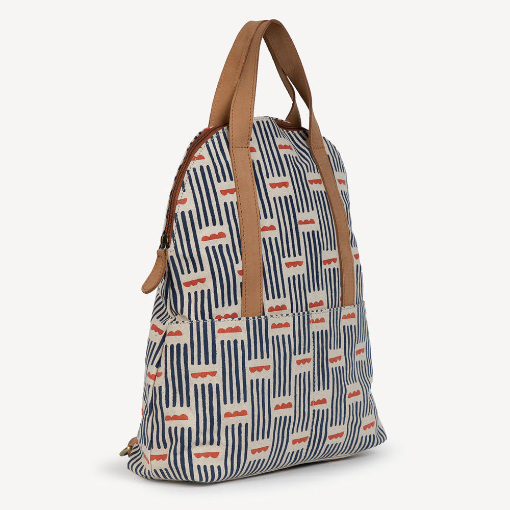 Halfmoon Laptop Backpack Monsoon Print