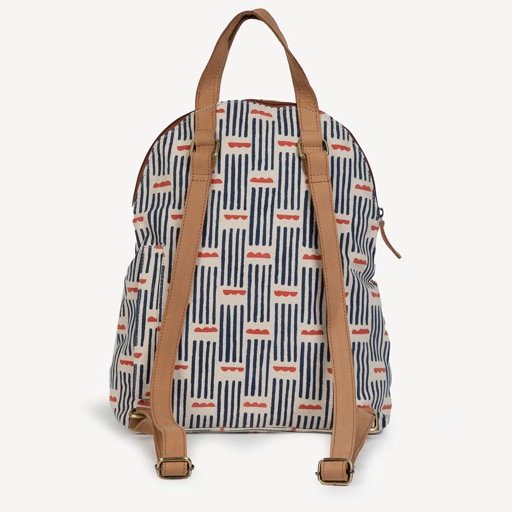 Halfmoon Laptop Backpack Monsoon Print