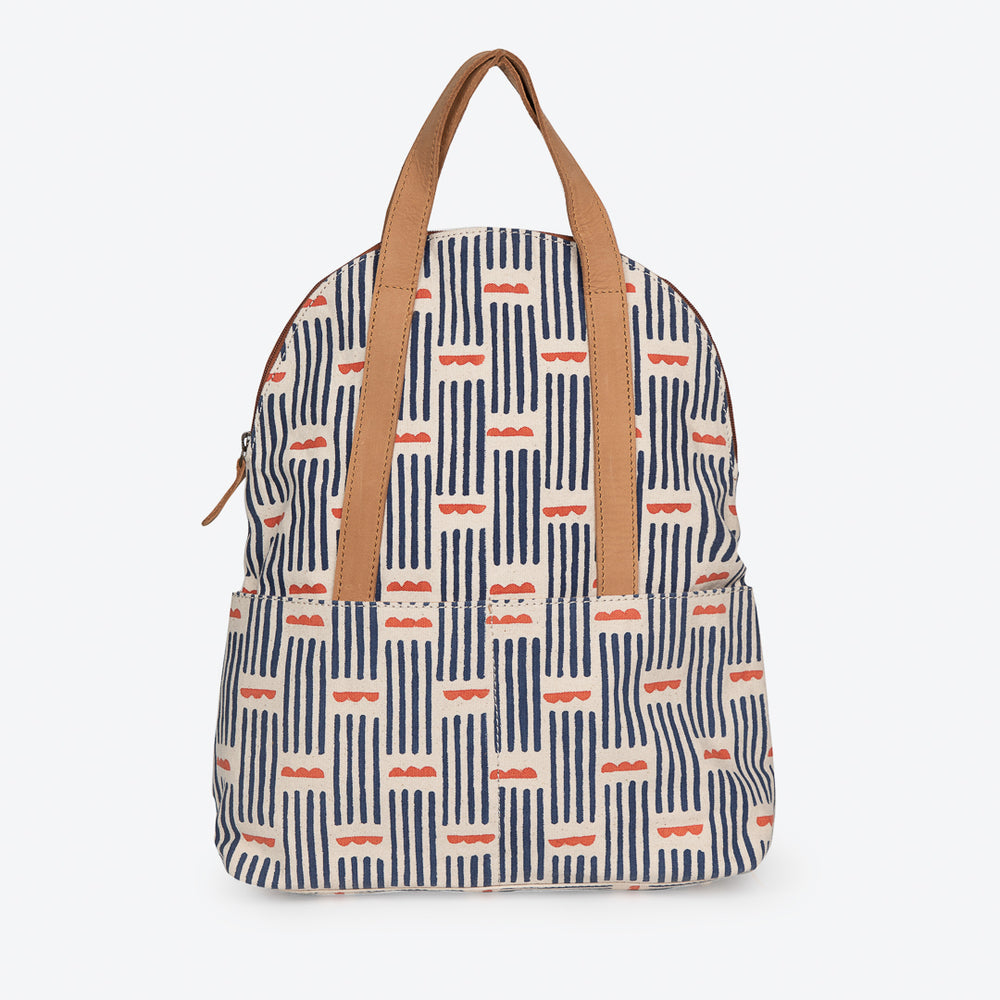 Halfmoon Laptop Backpack Monsoon Print