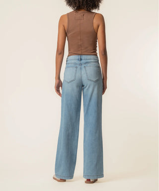 Jodi High-Rise Wide-Leg Jeans in Light Wash