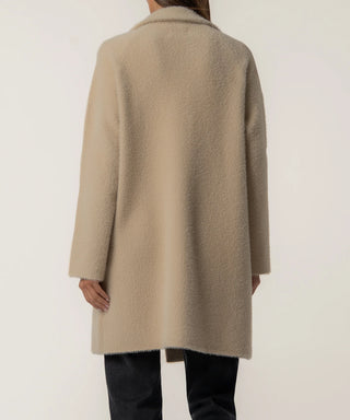 Blythe Long Sweater Jacket in Oatmeal