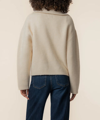 Rue Sweater Knit Jacket in Cream | KUT from the Kloth
