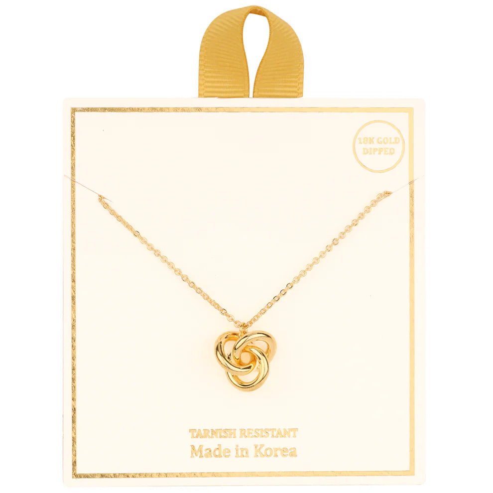 Gold Knot Necklace