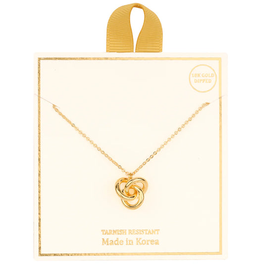 Gold Knot Necklace