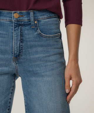 Avery High Rise Straight Leg Raw Hem Jeans - Kut From The Kloth