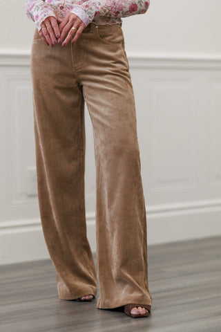 Pistola Jadyn Low Slung Palazzo Pant in Camel