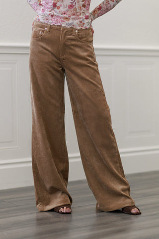 Pistola Jadyn Low Slung Palazzo Pant in Camel