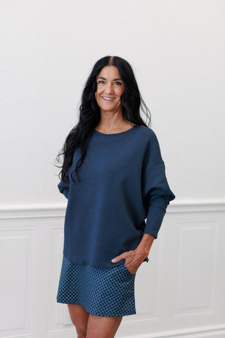 Dreamglow Pullover in Navy Blue