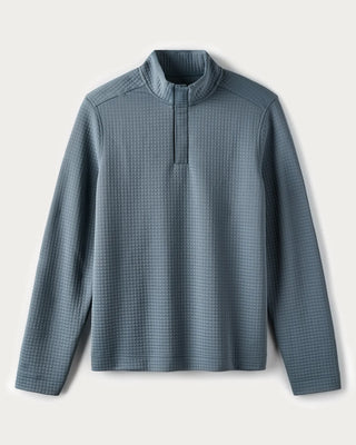 Landmark 1/4 Zip in Shadow Blue – Men's Quarter Zip by Rhone