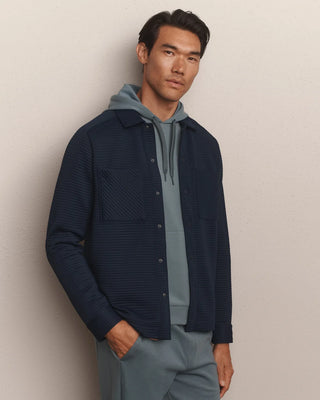 Landmark Shacket in True Navy – Men's Shacket by Rhone