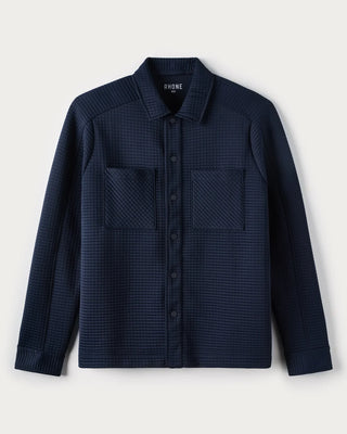 Landmark Shacket in True Navy – Men's Shacket by Rhone