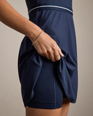 LightSpeed Court Dress in Navy Blue