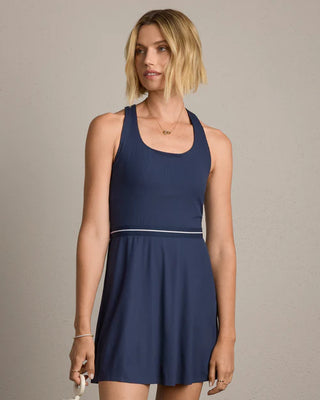 LightSpeed Court Dress in Navy Blue