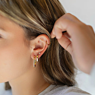 Natalie Huggie Earrings