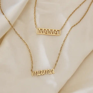 Mama Necklace in Gold