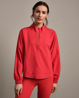 Mirage Anorak Top in Cabana Red