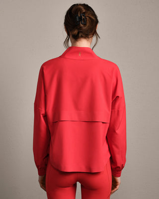Mirage Anorak Top in Cabana Red