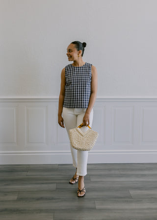 Gingham Sleeveless Top