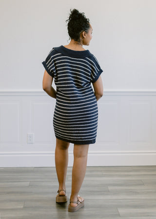 Striped Sweater Dress