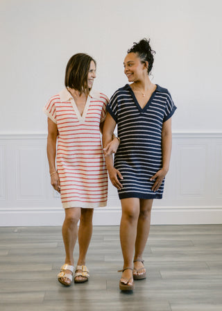 Striped Sweater Dress