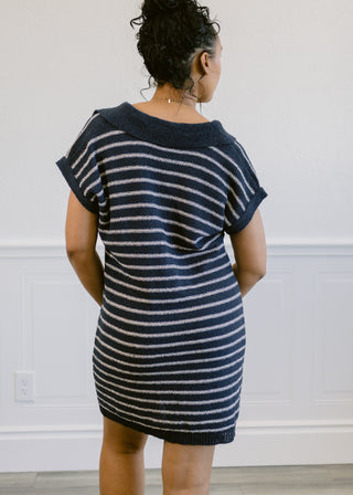 Striped Sweater Dress