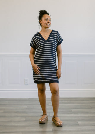 Striped Sweater Dress