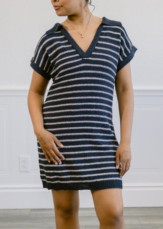 Striped Sweater Dress