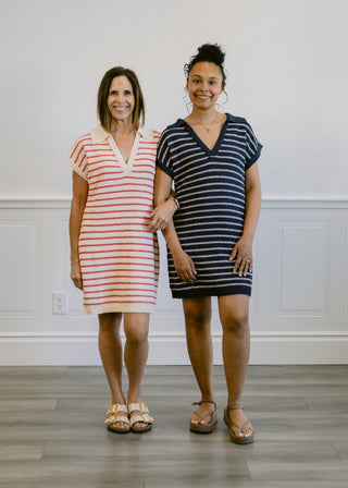 Striped Sweater Dress