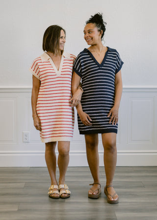 Striped Sweater Dress