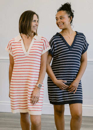 Striped Sweater Dress