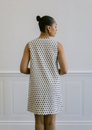 Tamarinia Mini Dress in Creme