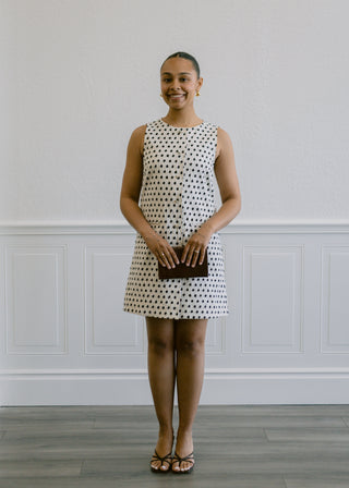 Tamarinia Mini Dress in Creme